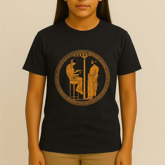 The Delphic Oracle King Aigeus In Front Of The Pythia T-Shirt