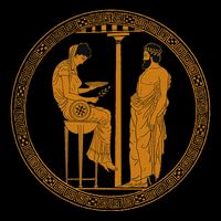 The Delphic Oracle King Aigeus In Front Of The Pythia T-Shirt