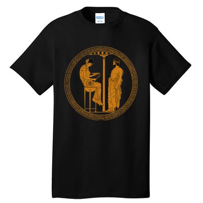 The Delphic Oracle King Aigeus In Front Of The Pythia Tall T-Shirt