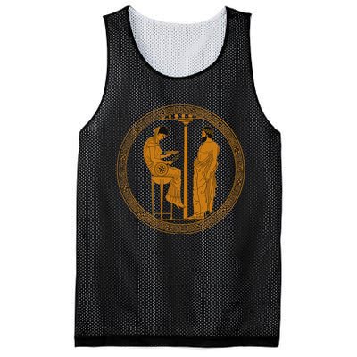 The Delphic Oracle King Aigeus In Front Of The Pythia Mesh Reversible Basketball Jersey Tank