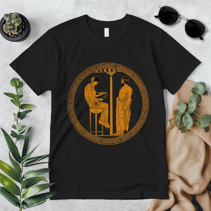 The Delphic Oracle King Aigeus In Front Of The Pythia Premium T-Shirt