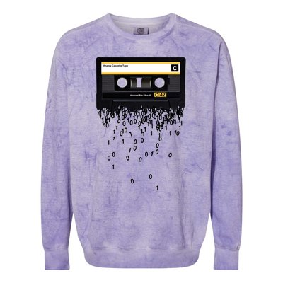 The Death Of The Cassette Tape. Colorblast Crewneck Sweatshirt