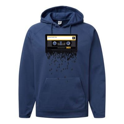 The Death Of The Cassette Tape. Performance Fleece Hoodie