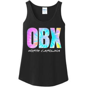 Tie Dye OBX North Carolina Outer Banks Ladies Essential Tank