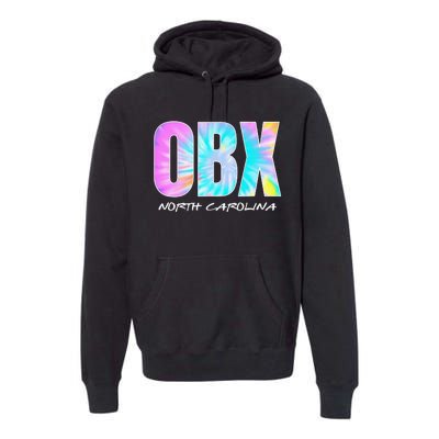 Tie Dye OBX North Carolina Outer Banks Premium Hoodie