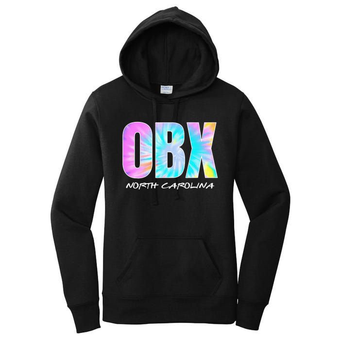 Tie Dye OBX North Carolina Outer Banks Women's Pullover Hoodie