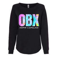 Tie Dye OBX North Carolina Outer Banks Womens California Wash Sweatshirt