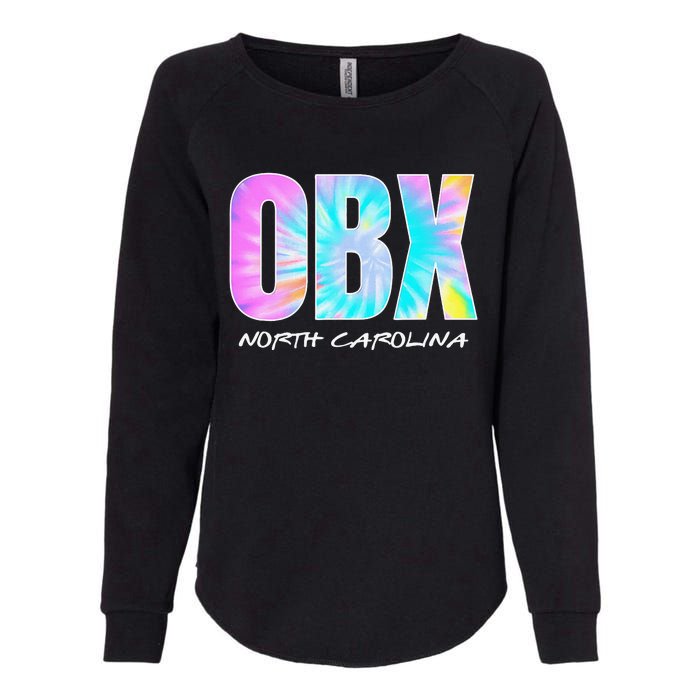 Tie Dye OBX North Carolina Outer Banks Womens California Wash Sweatshirt