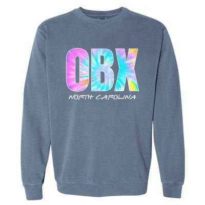 Tie Dye OBX North Carolina Outer Banks Garment-Dyed Sweatshirt