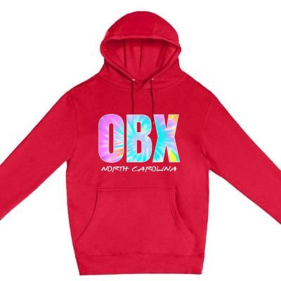 Tie Dye OBX North Carolina Outer Banks Premium Pullover Hoodie