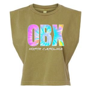 Tie Dye OBX North Carolina Outer Banks Garment-Dyed Women's Muscle Tee