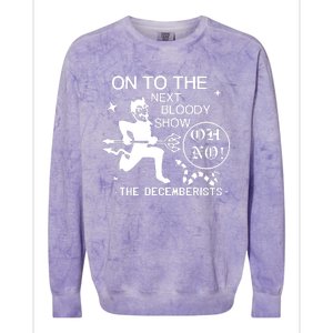 The Decemberists Oh No Colorblast Crewneck Sweatshirt