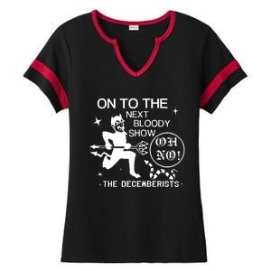 The Decemberists Oh No Ladies Halftime Notch Neck Tee