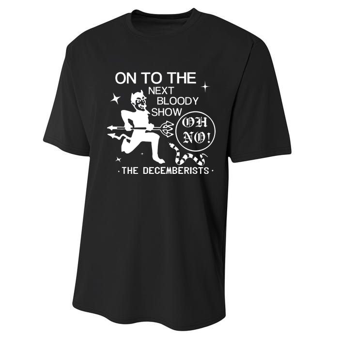 The Decemberists Oh No Performance Sprint T-Shirt