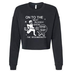 The Decemberists Oh No Cropped Pullover Crew