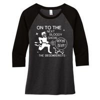 The Decemberists Oh No Women's Tri-Blend 3/4-Sleeve Raglan Shirt