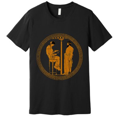 The Delphic Oracle King Aigeus In Front Of The Pythia Premium T-Shirt