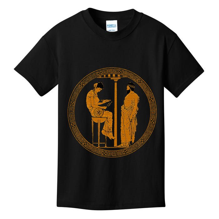 The Delphic Oracle King Aigeus In Front Of The Pythia Kids T-Shirt