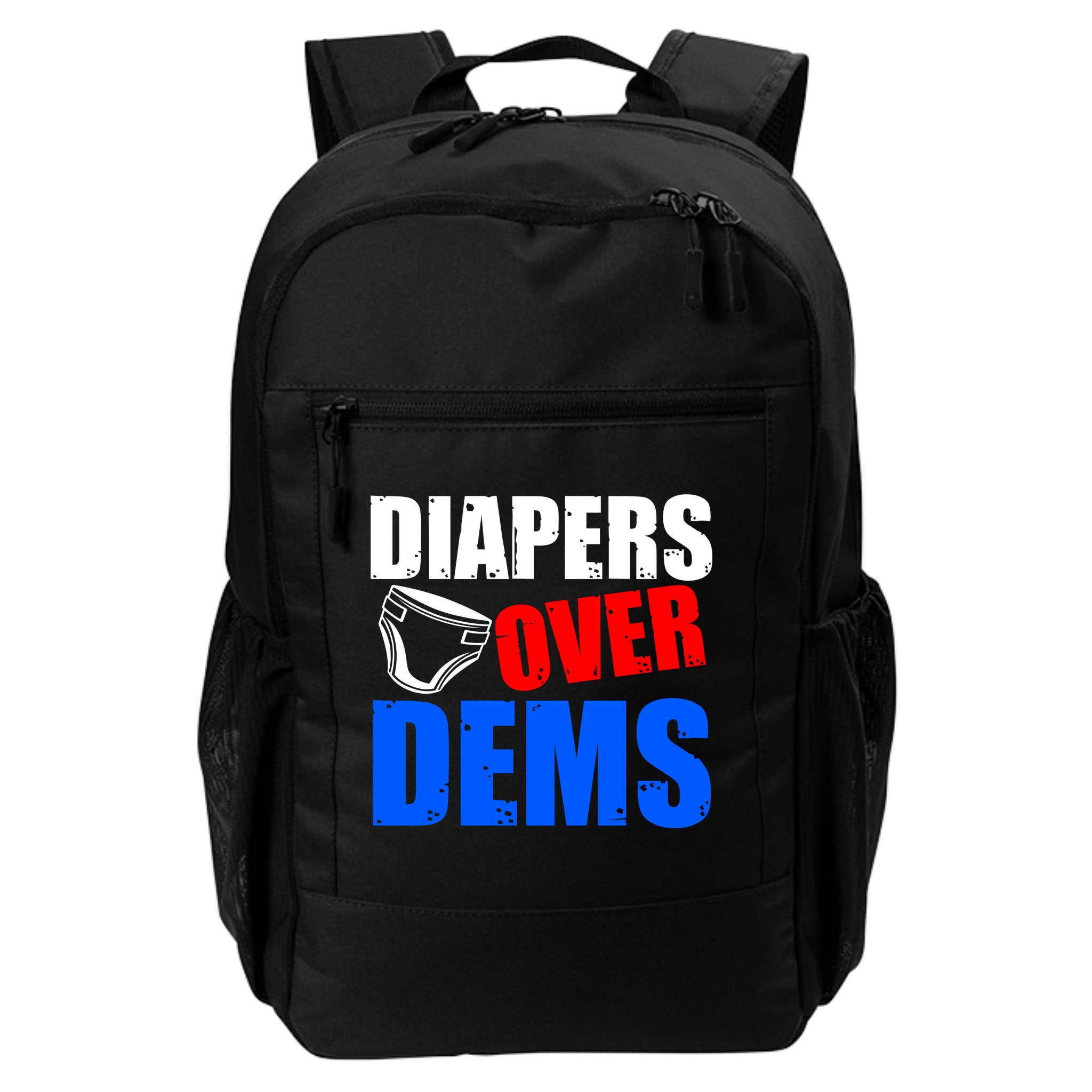 Trump Diapers Over Dems Backpack