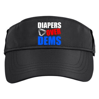 Trump Diapers Over Dems Adult Drive Performance Visor
