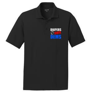 Trump Diapers Over Dems PosiCharge RacerMesh Polo