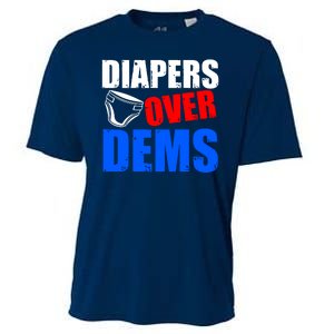 Trump Diapers Over Dems Cooling Performance Crew T-Shirt