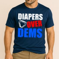 Trump Diapers Over Dems Cooling Performance Crew T-Shirt