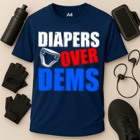 Trump Diapers Over Dems Cooling Performance Crew T-Shirt