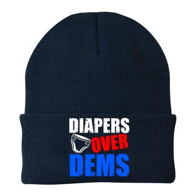 Trump Diapers Over Dems Knit Cap Winter Beanie