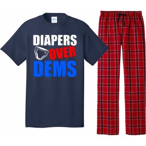 Trump Diapers Over Dems Pajama Set