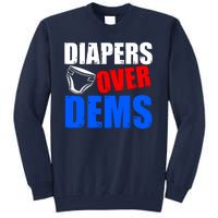 Trump Diapers Over Dems Tall Sweatshirt