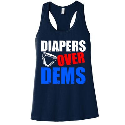 Trump Diapers Over Dems Womens Tank Top