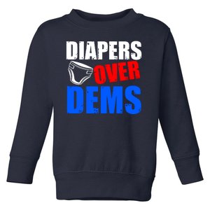 Trump Diapers Over Dems Toddler Sweatshirt