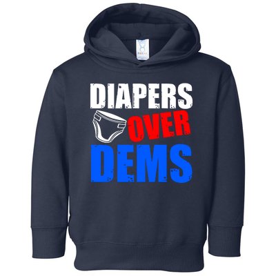 Trump Diapers Over Dems Toddler Hoodie