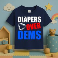 Trump Diapers Over Dems Toddler T-Shirt