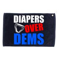 Trump Diapers Over Dems Grommeted Golf Towel