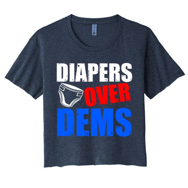 Trump Diapers Over Dems Crop Top