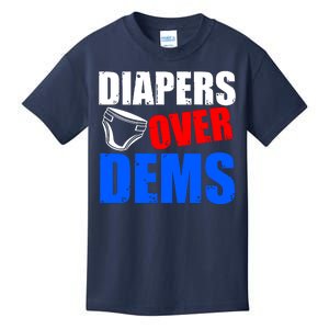 Trump Diapers Over Dems Kids T-Shirt