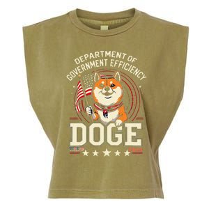 Trump Department Of Government Efficiency Garment-Dyed Women's Muscle Tee