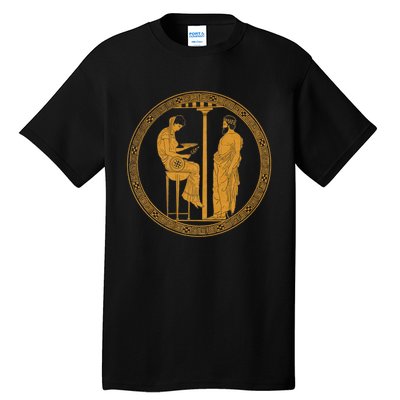 The Delphic Oracle King Aigeus In Front Of The Pythia Tall T-Shirt