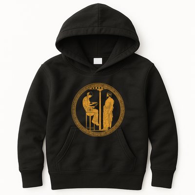 The Delphic Oracle King Aigeus In Front Of The Pythia Kids Hoodie