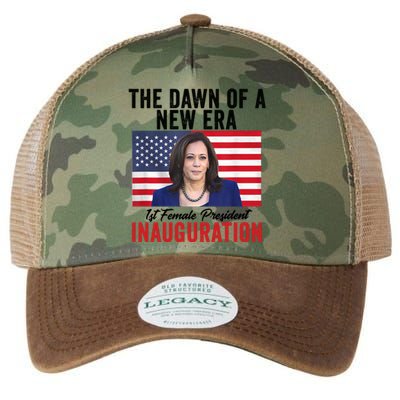 The Dawn Of A New Era 1st Female President Kamala Harris Legacy Tie Dye Trucker Hat