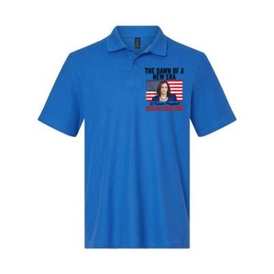 The Dawn Of A New Era 1st Female President Kamala Harris Softstyle Adult Sport Polo