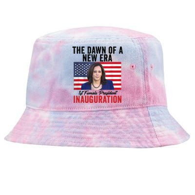 The Dawn Of A New Era 1st Female President Kamala Harris Tie-Dyed Bucket Hat