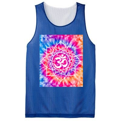 Tie Die Ohm Yoga Hindu Buddhism Yoga Eastern Namaste Gift Mesh Reversible Basketball Jersey Tank