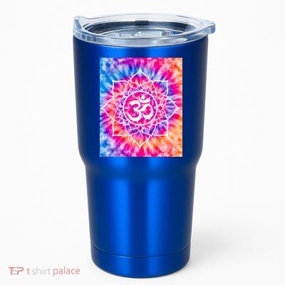 Tie Die Ohm Yoga Hindu Buddhism Yoga Eastern Namaste Gift Tumbler