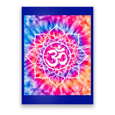 Tie Die Ohm Yoga Hindu Buddhism Yoga Eastern Namaste Gift Poster