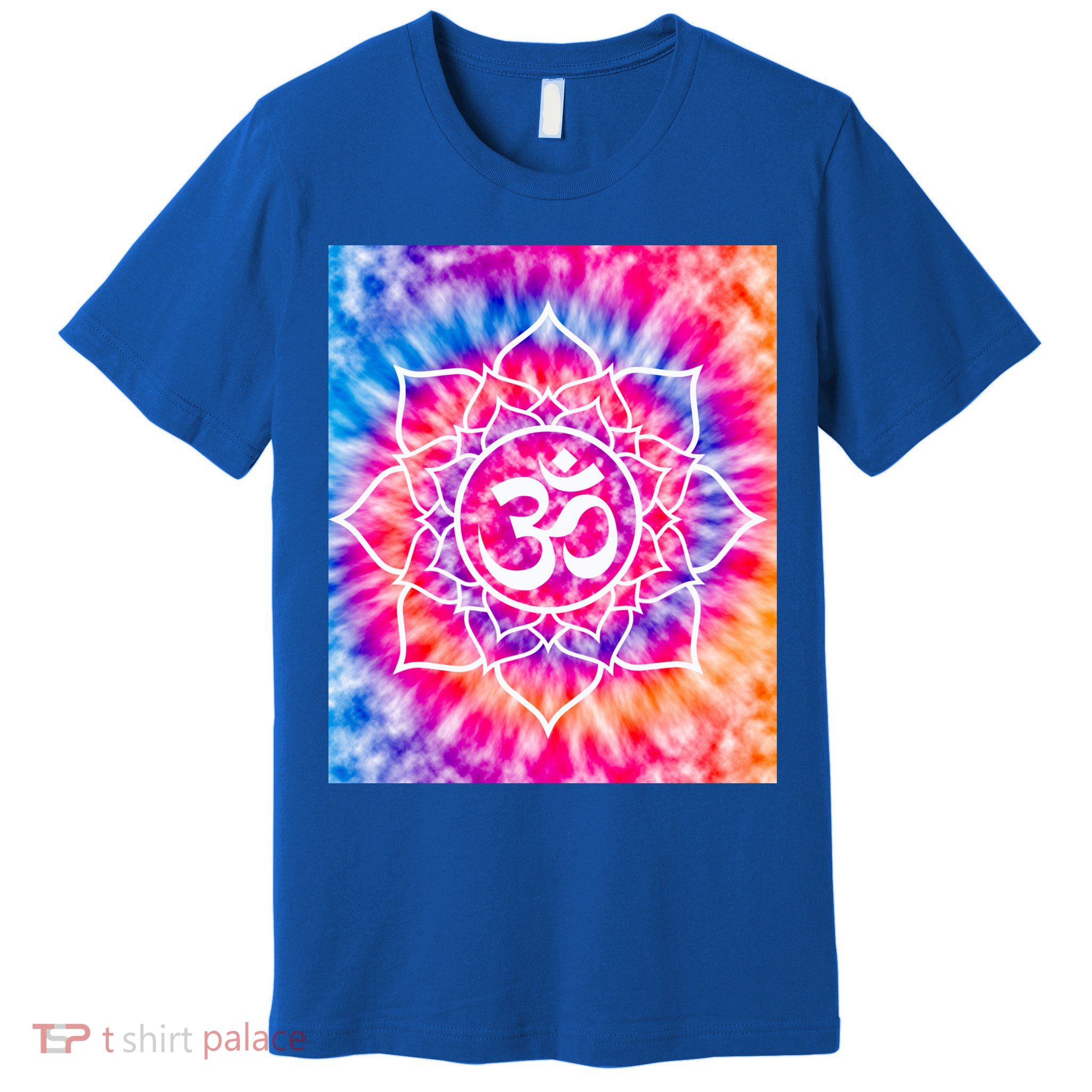 Tie Die Ohm Yoga Hindu Buddhism Yoga Eastern Namaste Gift Premium T-Shirt