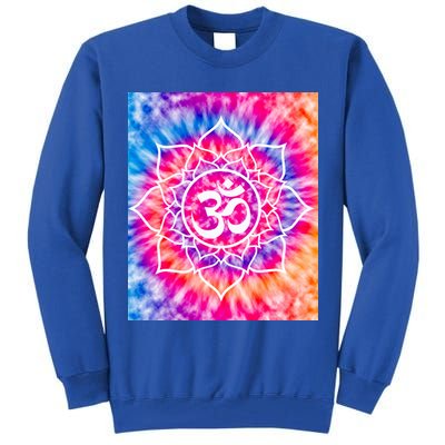 Tie Die Ohm Yoga Hindu Buddhism Yoga Eastern Namaste Gift Tall Sweatshirt