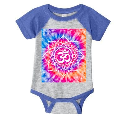 Tie Die Ohm Yoga Hindu Buddhism Yoga Eastern Namaste Gift Infant Baby Jersey Bodysuit